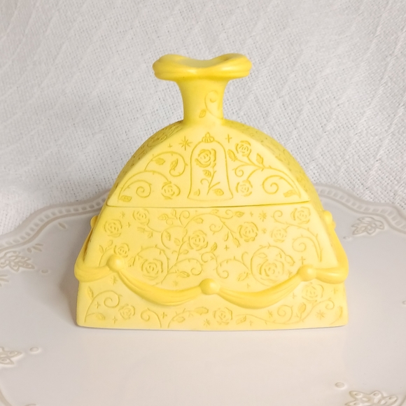 Hallmark × Disney Beauty & the Beast Belle Dress-Shaped Treasure Jewelry Box - Picture 8 of 16
